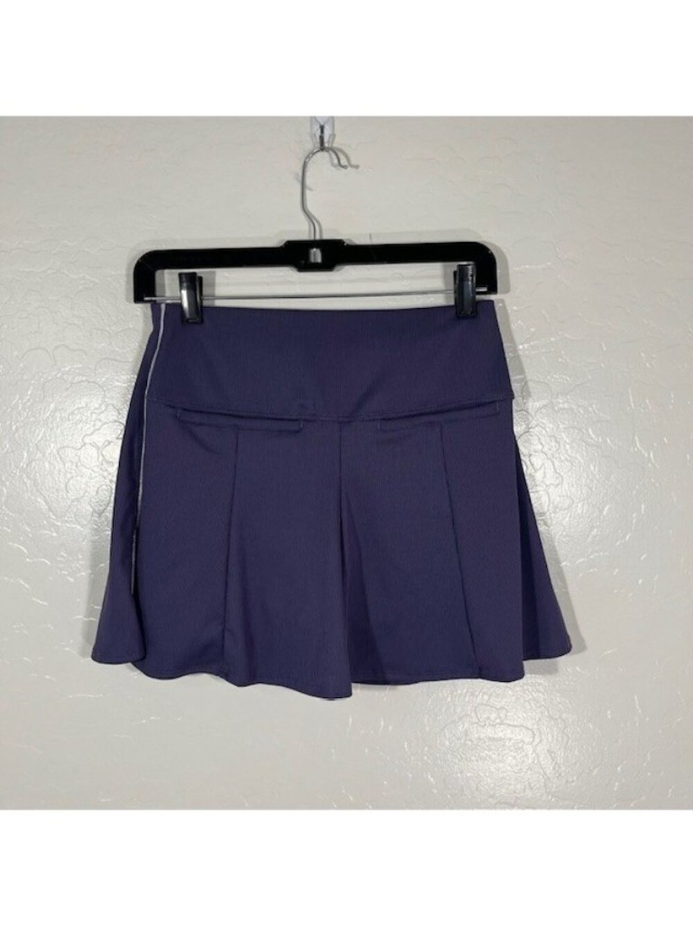 Lucky in Love Skirt Womens XS Golf Tennis Skort Ribbed Purple NEW Athletic - Picture 6 of 6